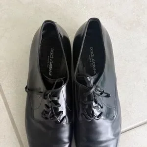 Dolce & Gabbana Black Leather Oxford Dress Shoes – Men’s Size 10, Made in Italy Leather Oxford shoes in black - Dolce Gabbana | Mytheresa main image 3